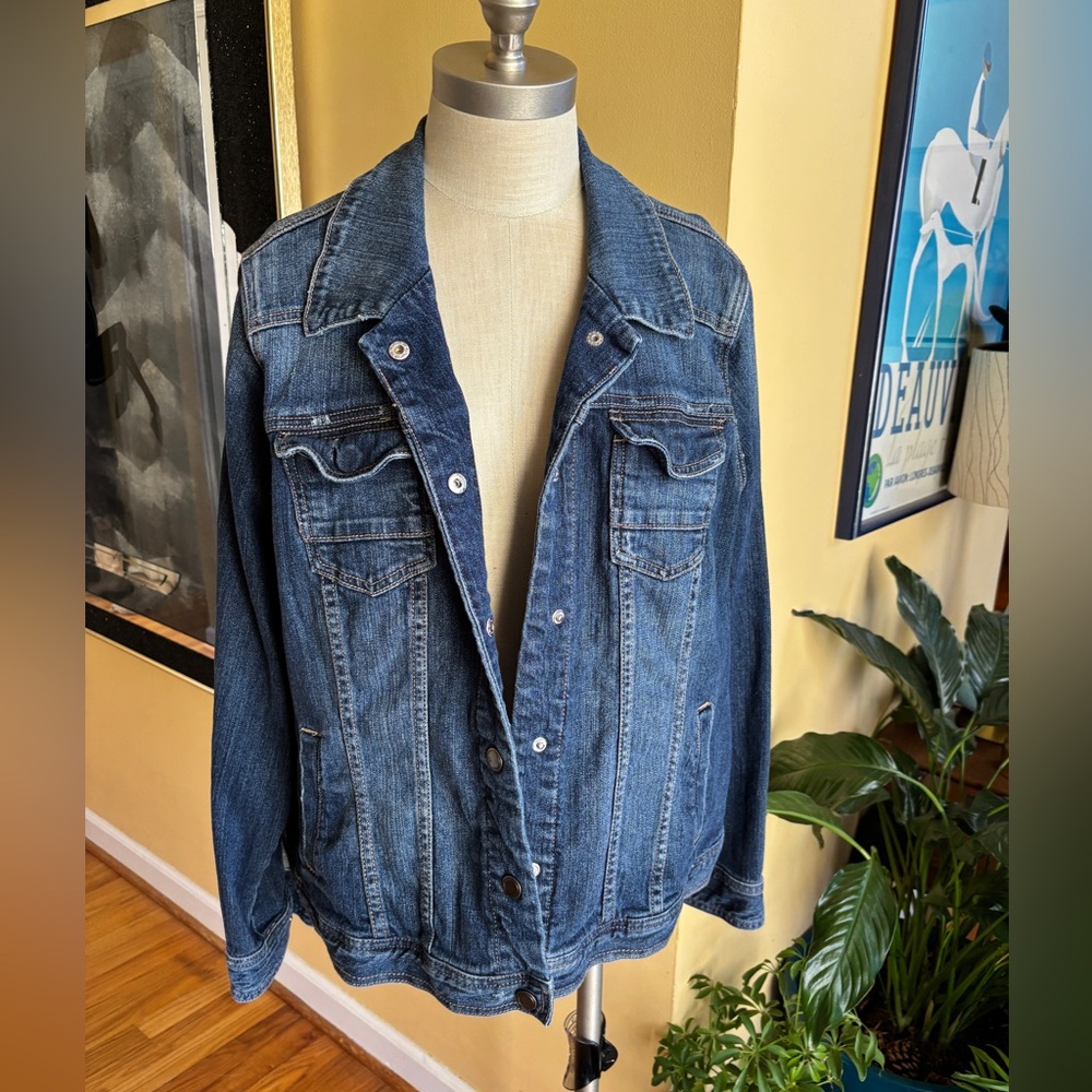 lane bryant denim jacket